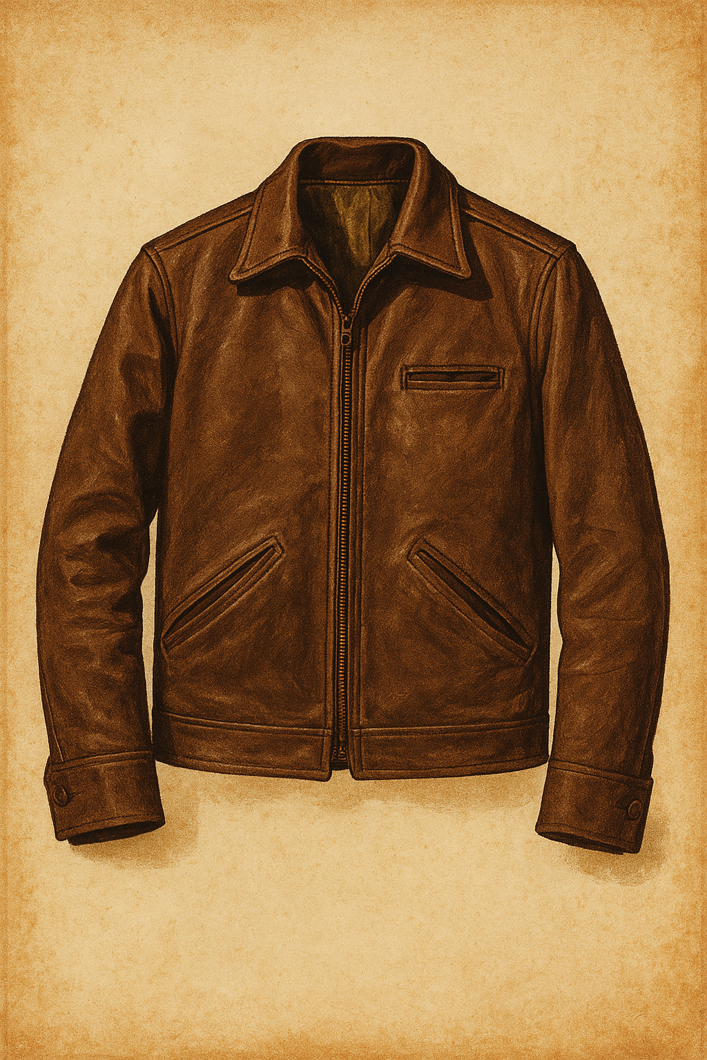 Brown Leather Jacket
